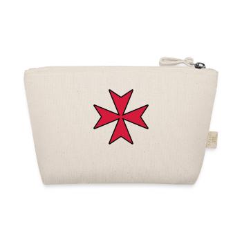 Maltese Cross - Organic Pouch - nature - Back