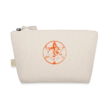 shiva-star-orange - Bio-Täschchen - Natur - Vorne