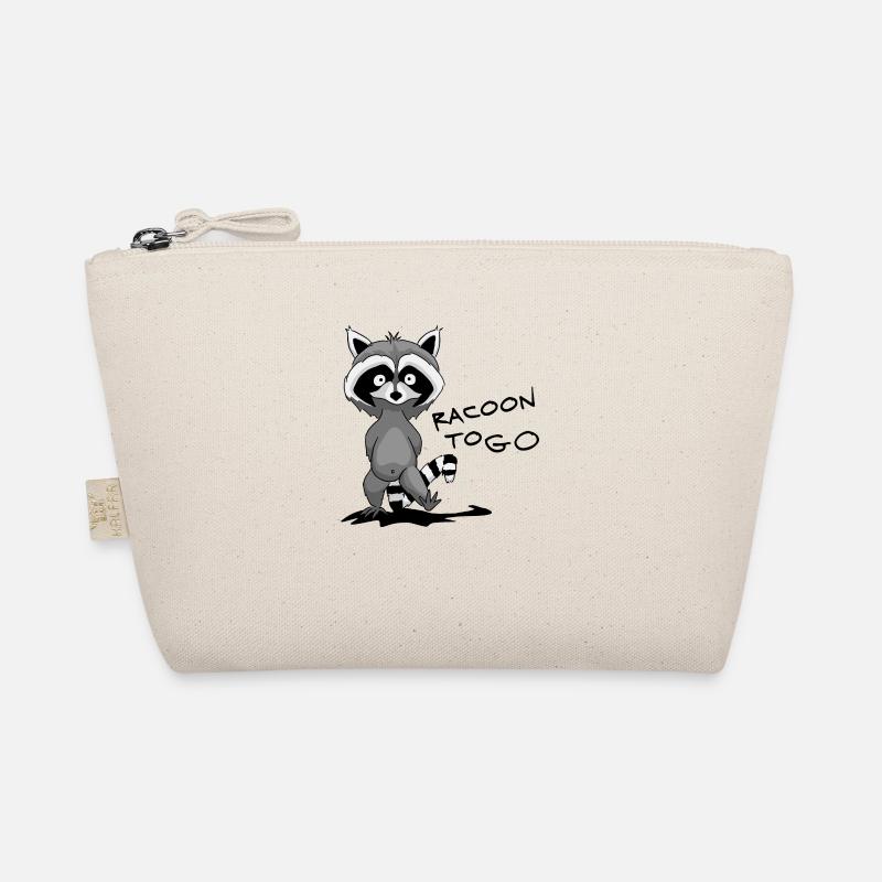 Racoon to go - Bio-Täschchen - Natur
