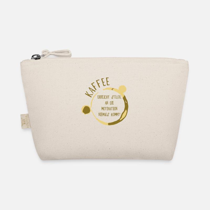 Kaffee Motivation - Bio-Täschchen - Natur