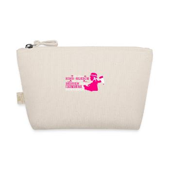 FEUERWEHRFRAU hotpink - Bio-Täschchen - Natur - Vorne