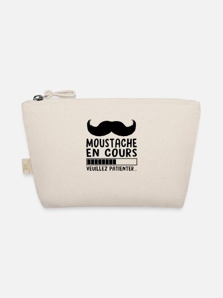 MOUSTACHE EN COURS - Trousse biologique - nature - Devant
