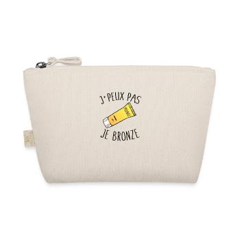 Je peux pas je bronze - Trousse biologique - nature - Devant