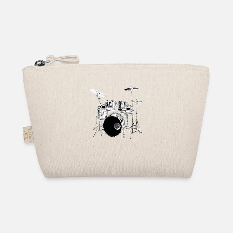 Drums silver Organic Pouch