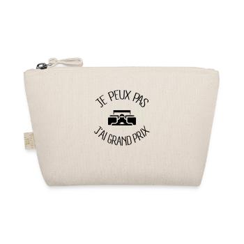 Je peux pas j'ai Grand Prix - Trousse biologique - nature - Devant
