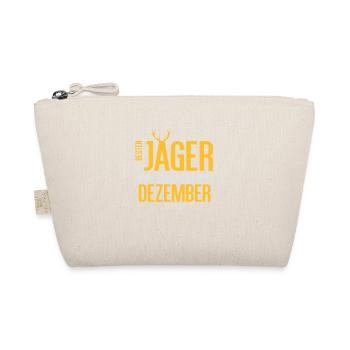 Die besten Jäger sind geboren im Dezember - Bio-Täschchen - Natur - Vorne