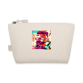 hipster logo - Organic Pouch - nature - Front