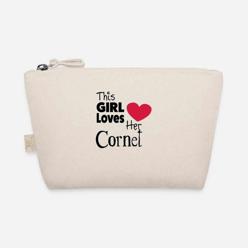 This Girl Loves Her Cornet - Bio-Täschchen - Natur