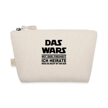 DAS WARS x HEIRATE - Bio-Täschchen - Natur - Vorne