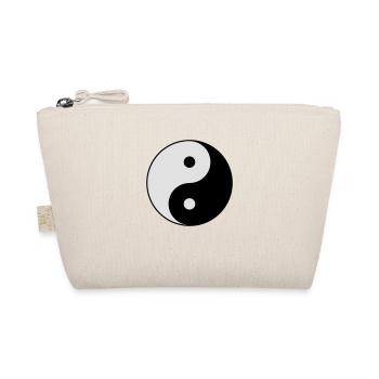 Die Ying Yang Balance - Bio-Täschchen - Natur - Vorne
