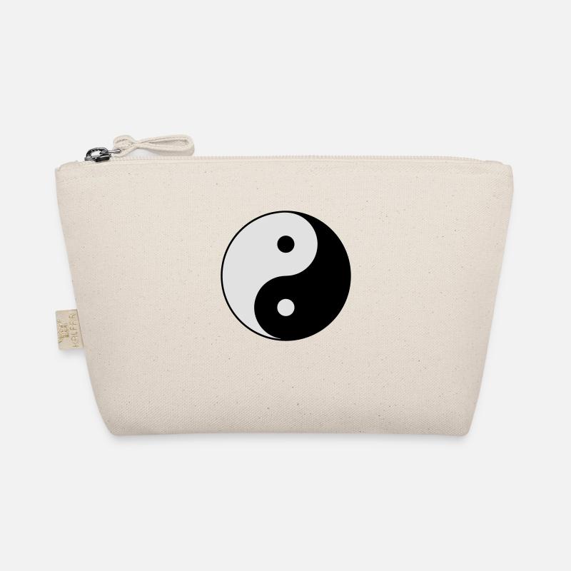Die Ying Yang Balance - Bio-Täschchen - Natur