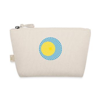 Palau Belau Love HERZ Mandala - Bio-Täschchen - Natur - Vorne