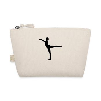 Vector Ballet dancer Silhouette - Organic Pouch - nature - Front
