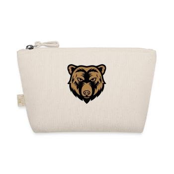 bear face 2 - Organic Pouch - nature - Front