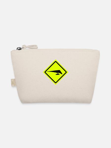 hang glider roadsign - Organic Pouch - nature - Front