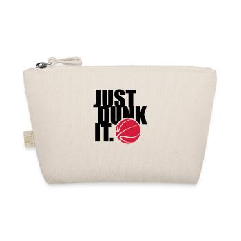 JUST DUNK IT, BASKETBALL - Bio-Täschchen - Natur - Vorne