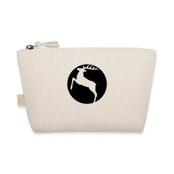 stag deer moose elk antler antlers horn horns - Organic Pouch - nature - Front
