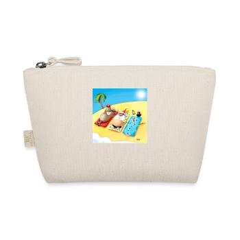 Weihnachts Strand - Bio-Täschchen - Natur - Vorne