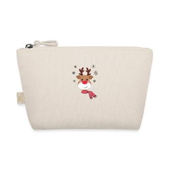 Renne de noël - Rudolph le renne au nez rouge - Trousse biologique - nature - Devant