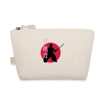 samurai_strength_victory_sword_3c - Bio-Täschchen - Natur - Vorne