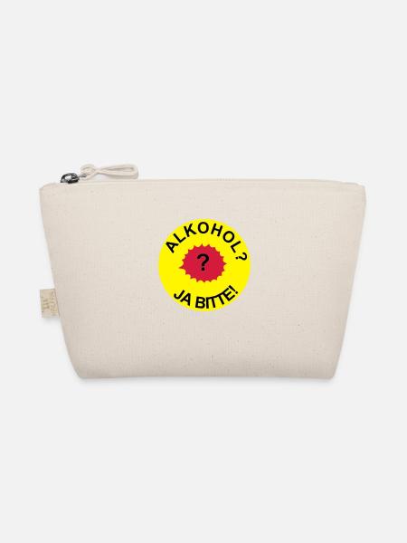Alcohol yes please! - Organic Pouch - nature - Front