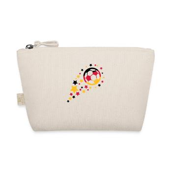 fußball design - Bio-Täschchen - Natur - Vorne