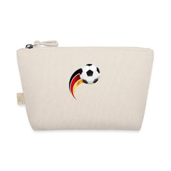 Fussball Deutschland - Bio-Täschchen - Natur - Vorne