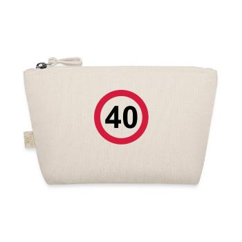 40er - Bio-Täschchen - Natur - Vorne