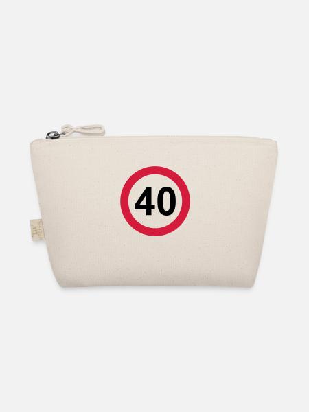 40er - Bio-Täschchen - Natur - Vorne