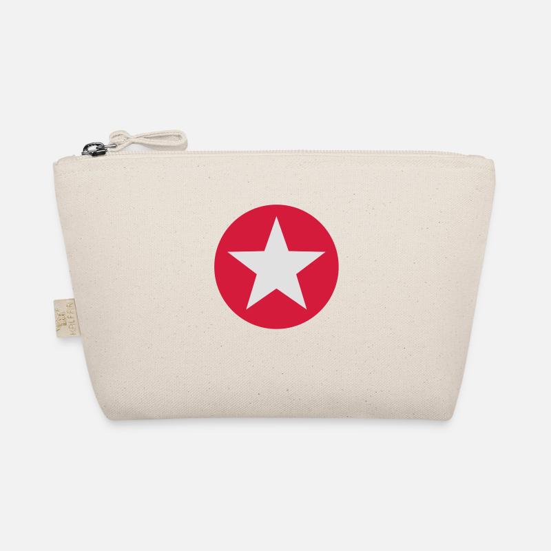 Star Circle Design - Organic Pouch - nature