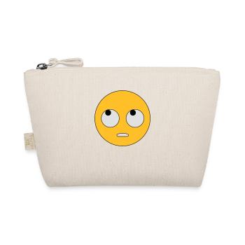Emoji dein Ernst - Der Augenroller - Bio-Täschchen - Natur - Vorne
