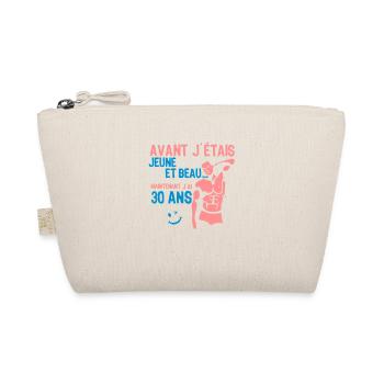 30 ans avant jeune beau anniversaire hom - Trousse biologique - nature - Devant