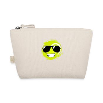 Tennis Ball Cool Lustig - Bio-Täschchen - Natur - Vorne