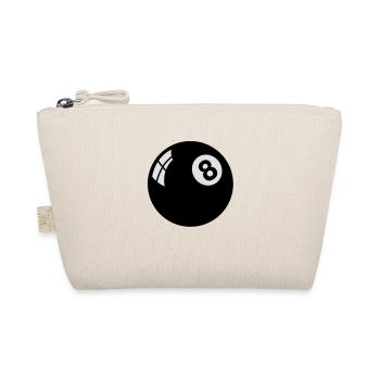 eight_ball__f2 - Bio-Täschchen - Natur - Vorne