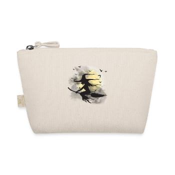 Witch at full moon - Organic Pouch - nature - Front