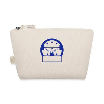 logo4 weightlifting weightlifting gewich - Organic Pouch - nature - Front