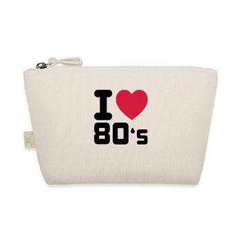 i_love_80s___f2 - Bio-Täschchen - Natur - Vorne