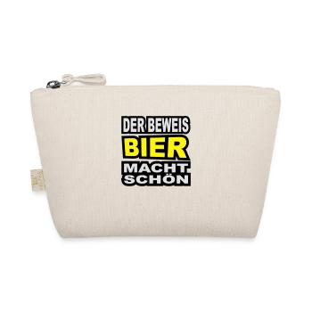 der beweis bier macht schön - Bio-Täschchen - Natur - Vorne