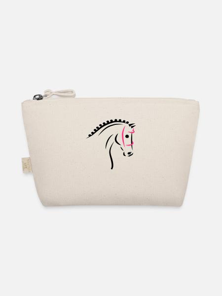 Sports Horse - Organic Pouch - nature - Front