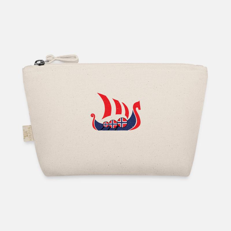 Viking ship Norway gift Organic Pouch