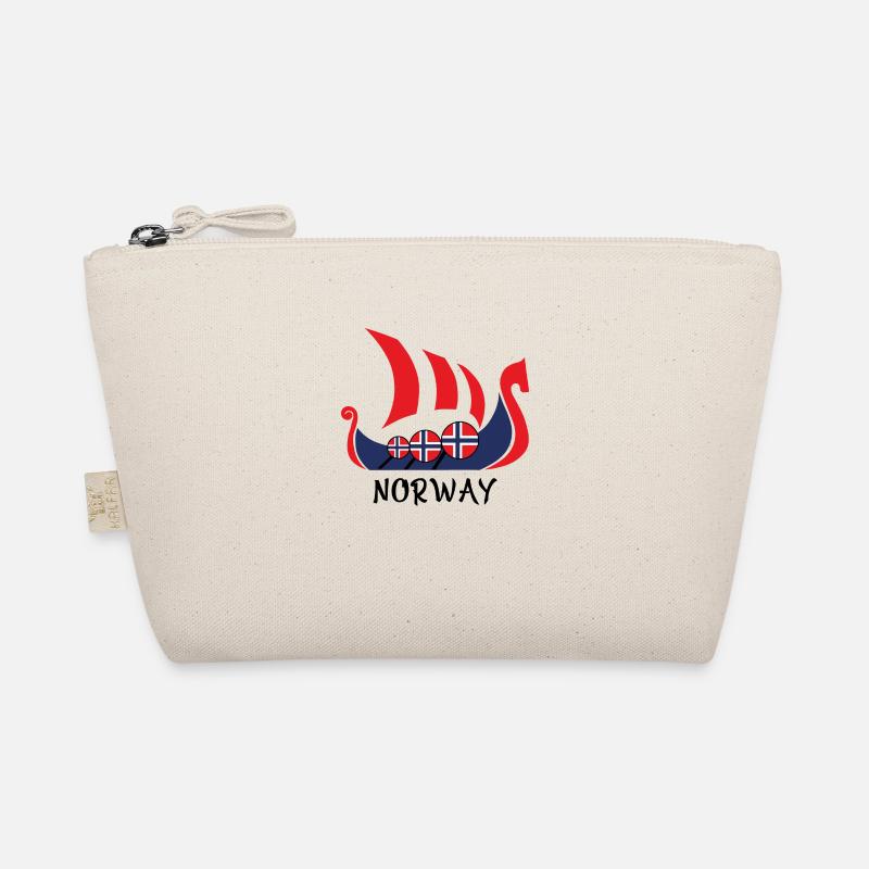 Viking ship Norway gift Organic Pouch