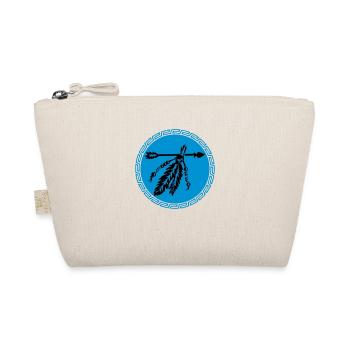 Pfeil mit Federn, Schutz & Kraft Symbol, Indianer - Bio-Täschchen - Natur - Vorne