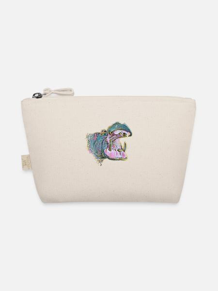 hippo - Organic Pouch - nature - Front