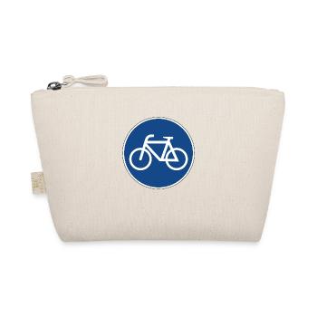 Road sign bicycle - Organic Pouch - nature - Front
