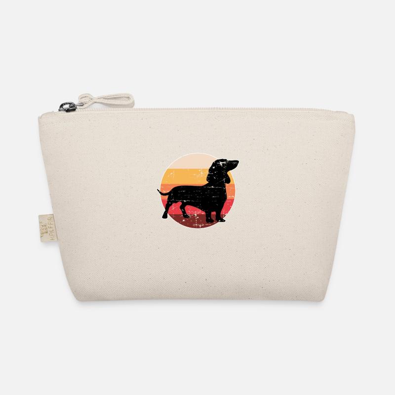 Hunderasse Dachshund Hundehalter Geschenk - Bio-Täschchen - Natur