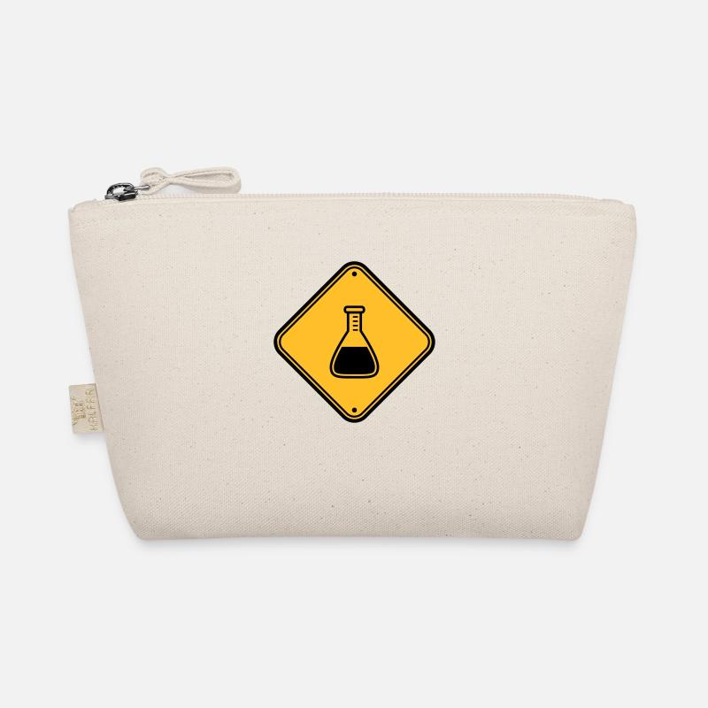 caution science shield note caution flues Organic Pouch