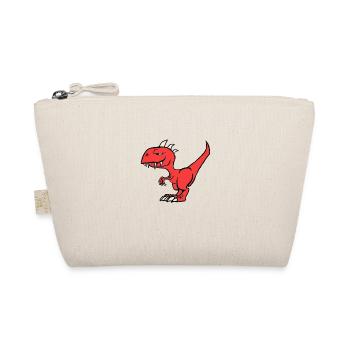 dino red - Organic Pouch - nature - Front