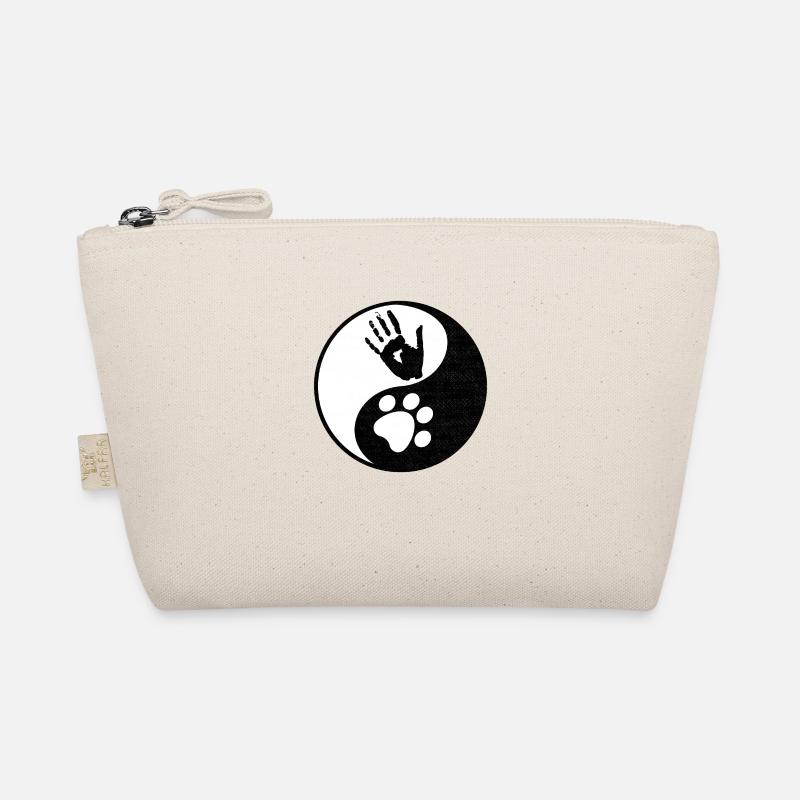 Dogs paw handprint harmony gift Organic Pouch