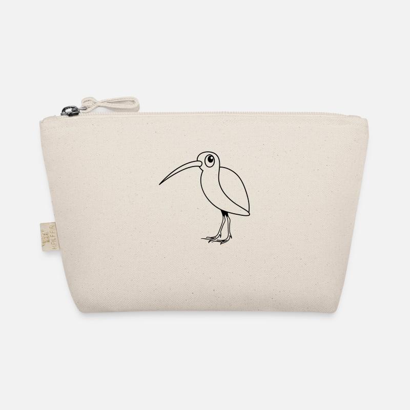 Schnepfe Vogel Tier witzig süss Design Bio-Täschchen
