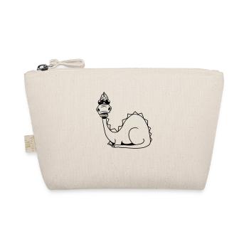 Dragon Fable animal sunglasses design cool comic - Organic Pouch - nature - Front
